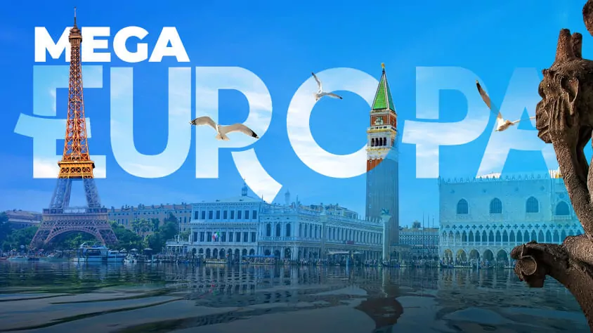 Mega Europa Especial Vuelo desde GDL - Paquete de viaje a Europa