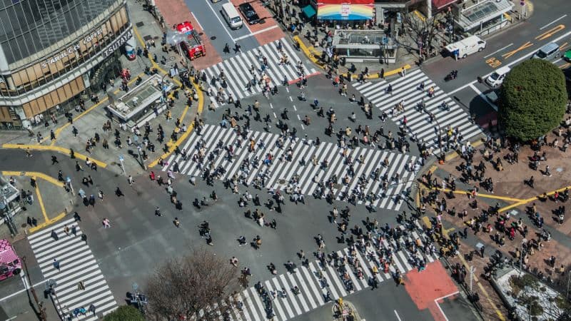 Toma una foto en el cruce de Shibuya - Cruce de Shibuya, el mas transitado en el mundo