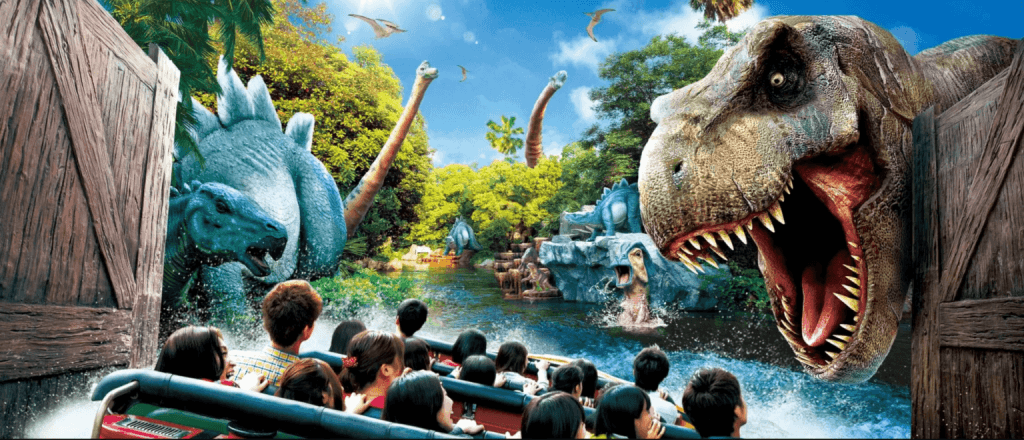 Entrada a Jurassic Park Universal Studios Japan