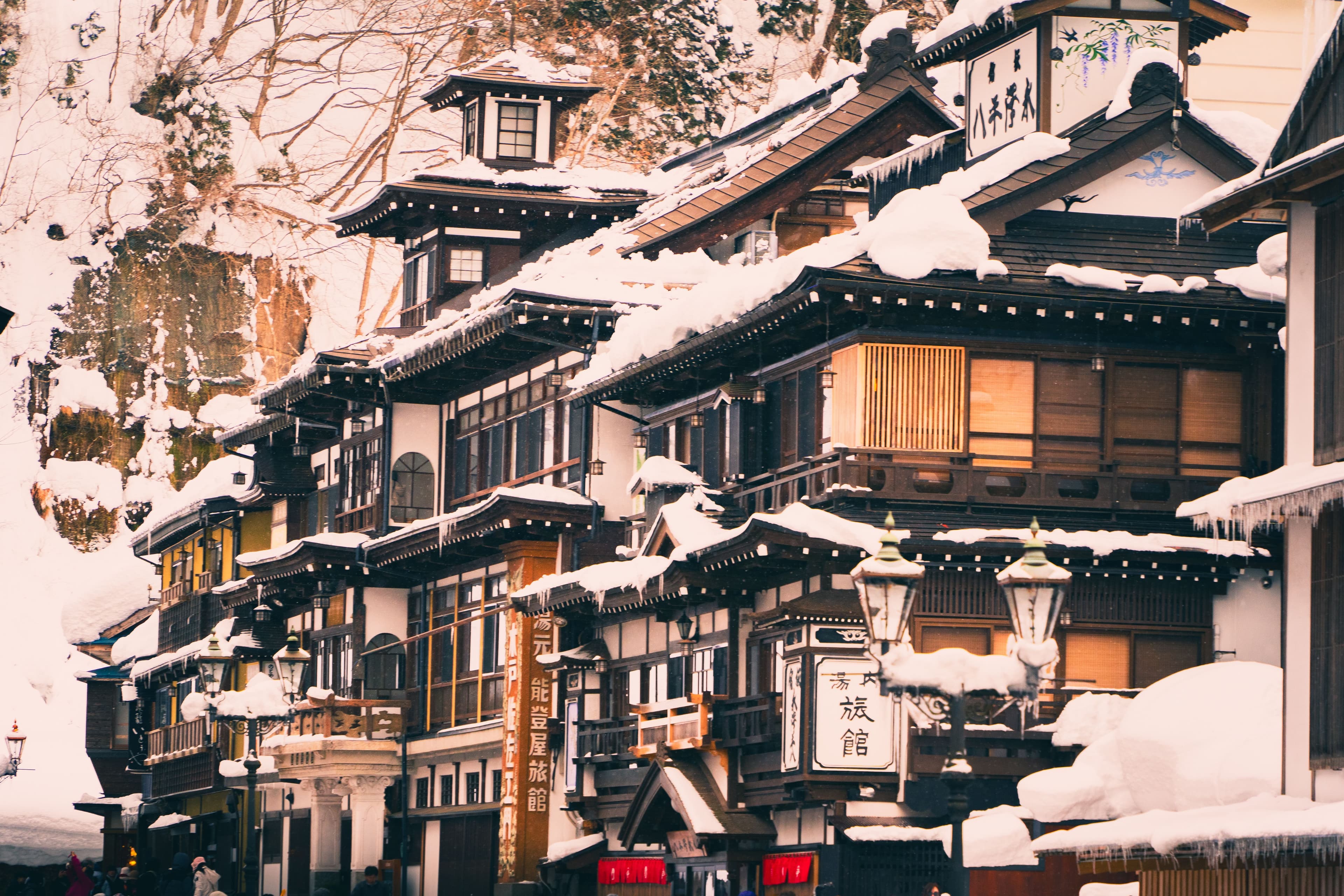 Villa con onsen en Japón
