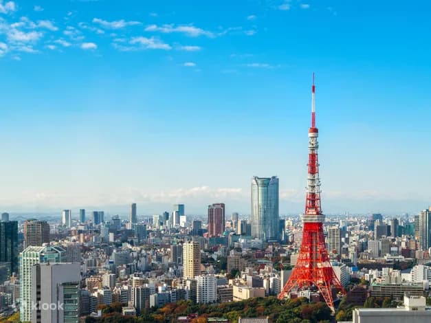 Sube a la Torre de Tokio - Fotografía aerea de la Torre de Tokio