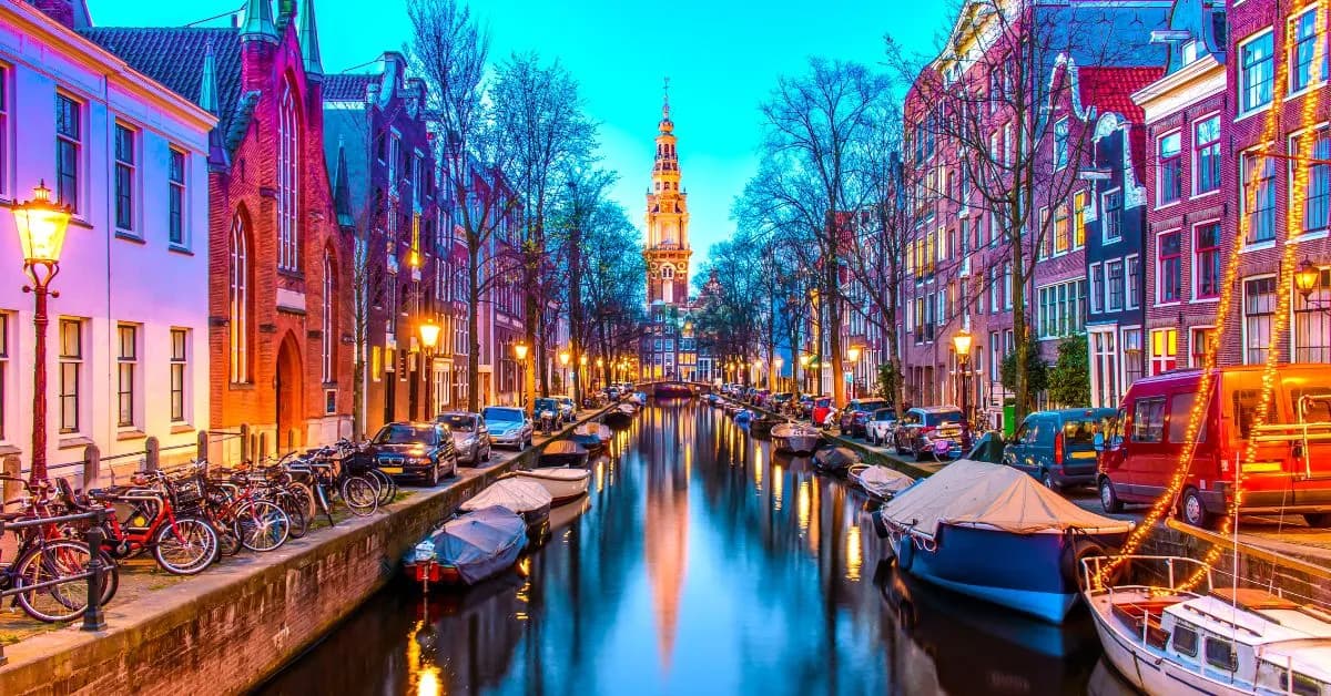 Canales de Ámsterdam - Fotografía de los canales de Ámsterdam