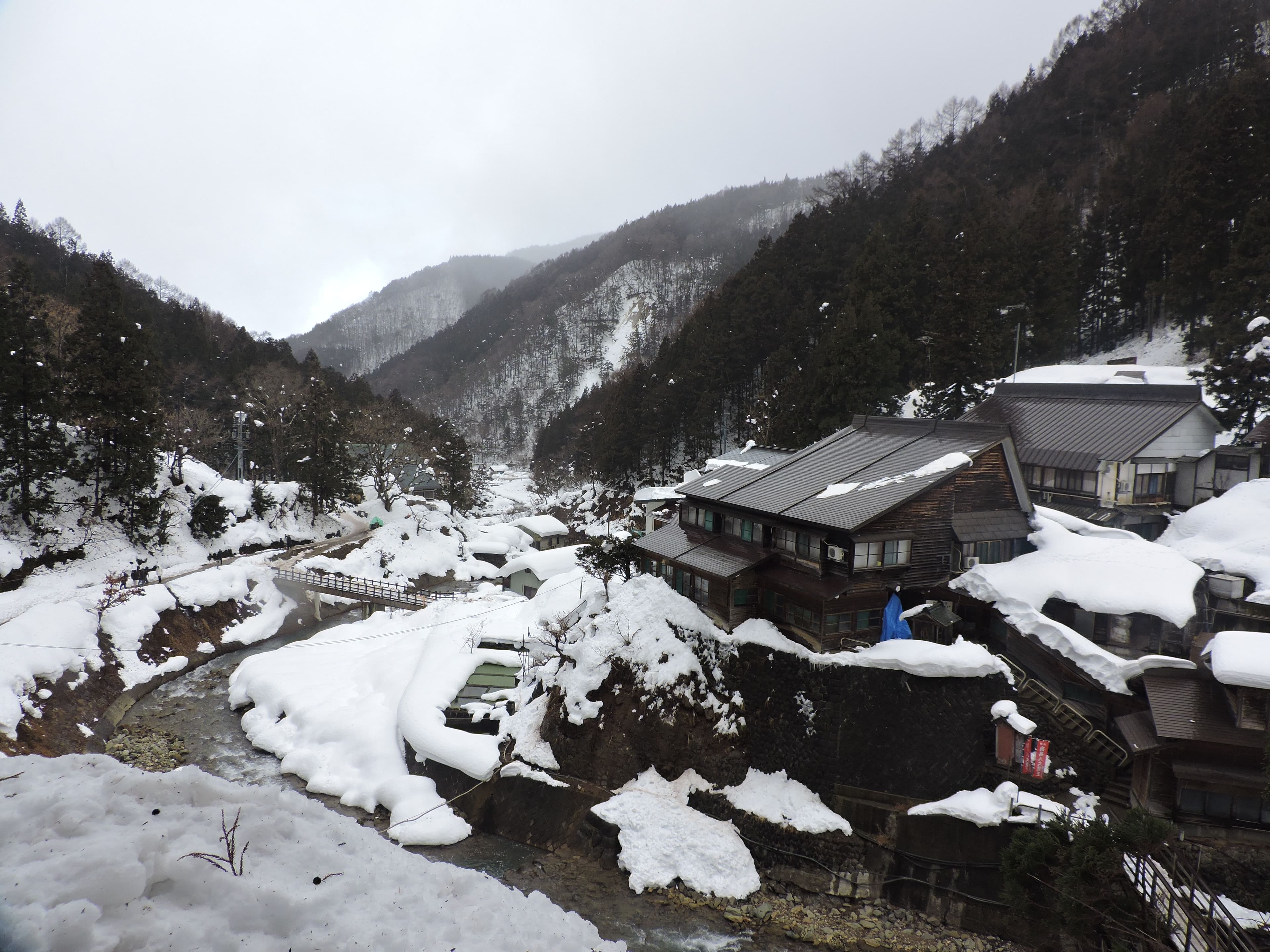 Rio onsen en Japón