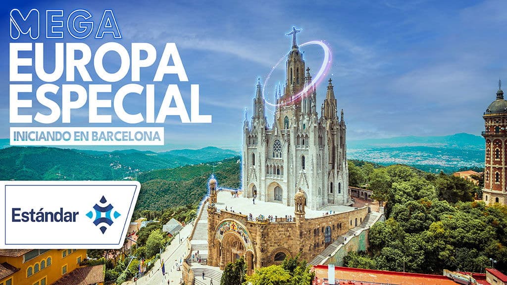 Mega Europa Especial Iniciando en Barcelona - Paquete de viaje a Europa